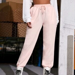 Pink sweats size L